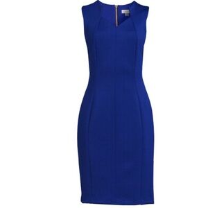 Calvin Klein Royal Blue Sheath Dress - Sz 6